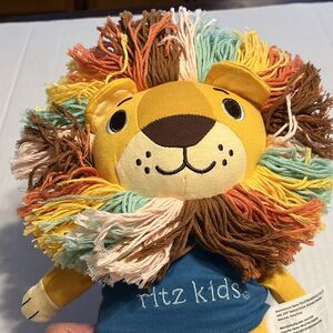 Ritz Kids Leo Lion Plush Colorful Yarn Mane Stuffed Animal Toy Carlton Terrence